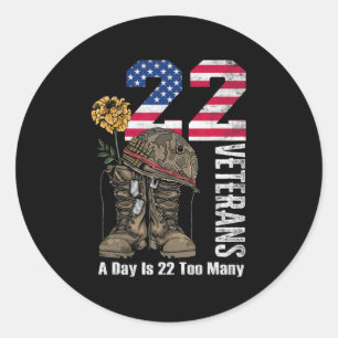 22 per dag is 22 te veel zelfmoordbewustzijn bij v ronde sticker