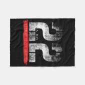 22 Per Dag Veteraan Leeft Zelfmoordbewustzijn Fleece Deken (Voorkant (Horizontaal))