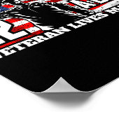 22 Per Day Veteran Lives Suicide Awareness Usa Fla Poster (Hoek)