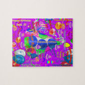 22 september, Birthday Jigzaag Puzzle Legpuzzel (Horizontaal)