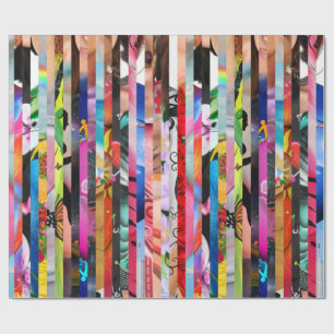 22 Survivors Stripe - Wrapppapier Cadeaupapier