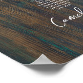 22 Tafel Rustiek Hout Gypsophila FOTO ZITTEN Schui Poster (Hoek)