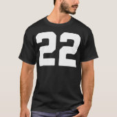 22 (tweeëntwintig) t-shirt (Voorkant)