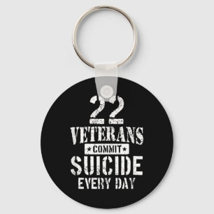 22 verontruste veteranen plegen elke dag zelfmoord sleutelhanger