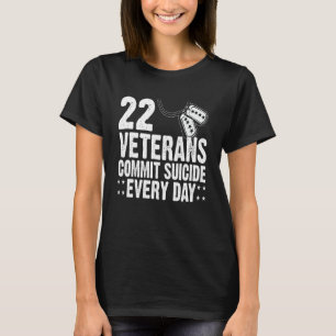 22 veteranen plegen elke dag zelfmoord vanwege ell t-shirt