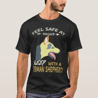 22 Voel je veilig 's nachts Slaap met een Duitse h T-shirt