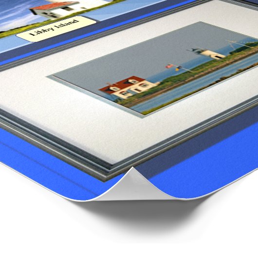 22 Vuurtoren van Maine Poster (Hoek)