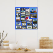 22 Vuurtoren van Maine Poster (Keuken)