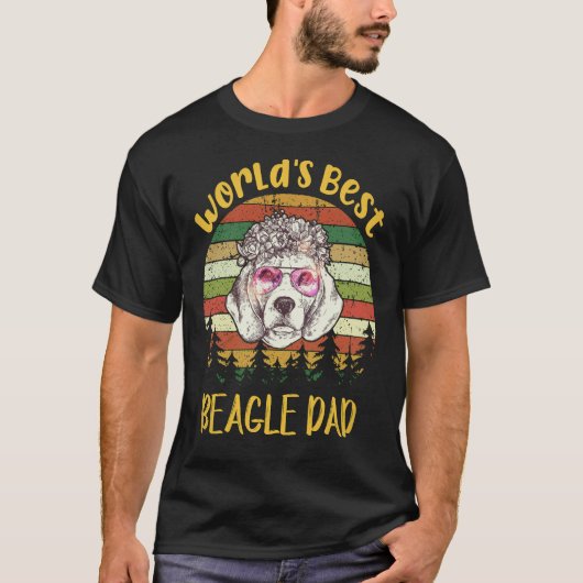 22 Werelds Beste Beagle Vader Beagle T-shirt (Voorkant)