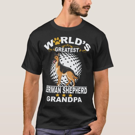 22 Werelds Grootste Duitse Herders Opa Duits T-shirt (Voorkant)