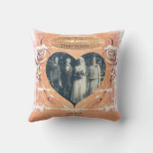 22e/7e koperen bruiloft Roos foto Tas Kussen (Achterkant)