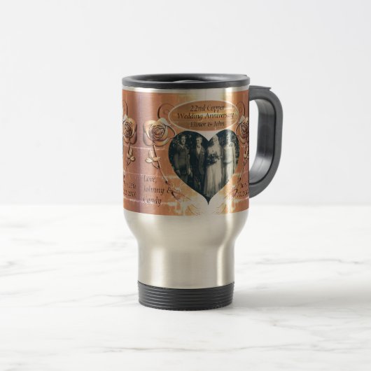 22e/7e koperen + foto Mok (Voorkant rechts)