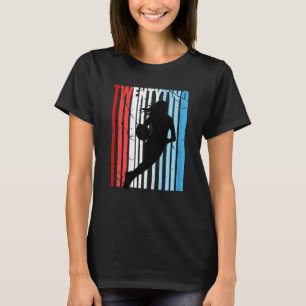 22e Basketball Birthday Retro Dist T-shirt