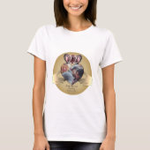 22e bruiloft Jubileum Coppery Claddaugh Foto T-shirt (Voorkant)