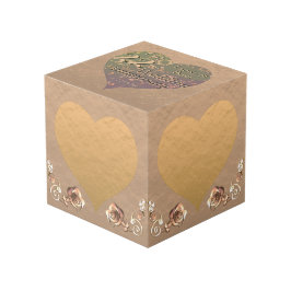 22e bruiloft Jubileum Coppery Plum Cube Kubus