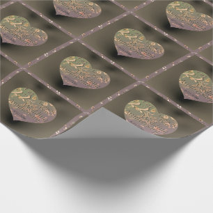 22e bruiloft Jubileum Coppery Roos Cadeaupapier