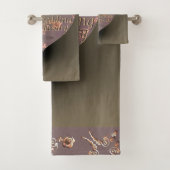 22e bruiloft Jubileum hart Bad Handdoek (Insitu)