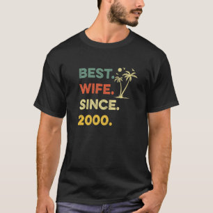 22e bruiloft Jubileum voor haar beste vrouw sinds T-shirt