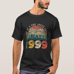 22e geboortedag Decoraties mei 1999 Mannen Vrouwen T-shirt