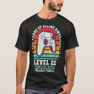 22e jaardag 22 onvergrendelde gamer 2001 t-shirt