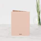 22e Jubileum koper Kaart (Achterkant)