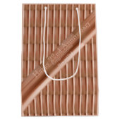 22e Jubileum koper Medium Cadeauzakje (Achterkant)