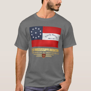 22e Mississippi Infanterie T-shirt