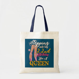 22e verjaardag 22 jaar Ballerina Dance Lover Tote Bag