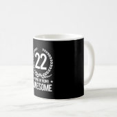 22e verjaardag (22 jaar Geweldige) Koffiemok (Voorkant rechts)