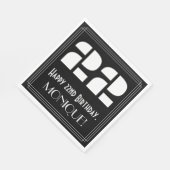 22e verjaardag: Art Deco geïnspireerd look "22" + Servet (Hoek)