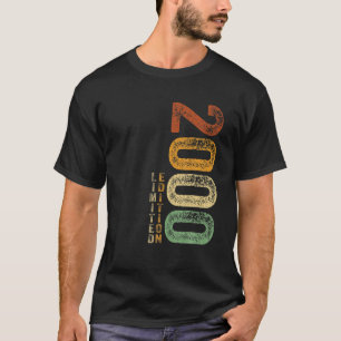 22e verjaardag cadeautjes 22 jaar oude Retro Limit T-shirt