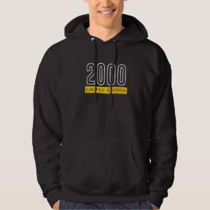 22e Verjaardag Dames Mannen 22 Jaar 2000 14 Hoodie