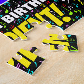 22e verjaardag — Fun, Colorful Music Symbols & "22 Legpuzzel (Zijkant)