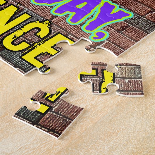 22e verjaardag ~ Fun, geïnspireerd door Urban Graf Legpuzzel (Zijkant)