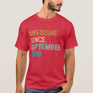 22e verjaardag Gift 22 jaar oud Geweldige sinds se T-shirt