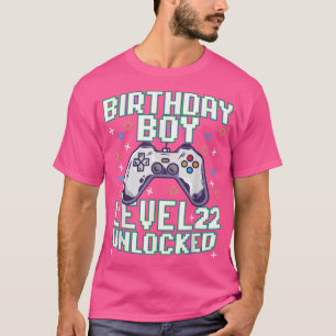 22e verjaardag Jongen Video Gamer Gaming 22 jaar o T-shirt