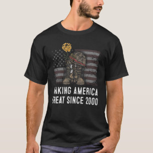 22e verjaardag maken Amerika groot sinds 2000 2 T-shirt