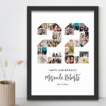 22e verjaardag nummer 22 aangepaste fotocollage poster<br><div class="desc">Vier je 22e verjaardag met dit gepersonaliseerde nummer 22 fotocollage poster. Dit aanpasbare geschenk is ook perfect voor trouwdag. Het is een geweldige manier om waardevolle herinneringen van je bruiloft en getrouwd leven weer te geven. Het poster bevat een collage van foto's die die speciale momenten vastleggen, en het kan...</div>
