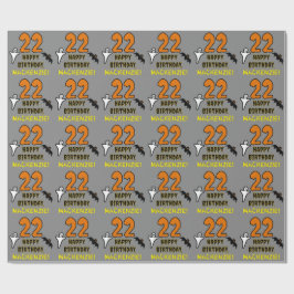 22e verjaardag: Spooky Halloween Thema, aangepaste Cadeaupapier