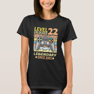 22e verjaardagsgamer, geboren in 2001 2 t-shirt