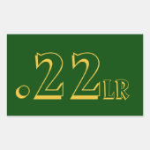 .22lr Ammo Sticker (Voorkant)