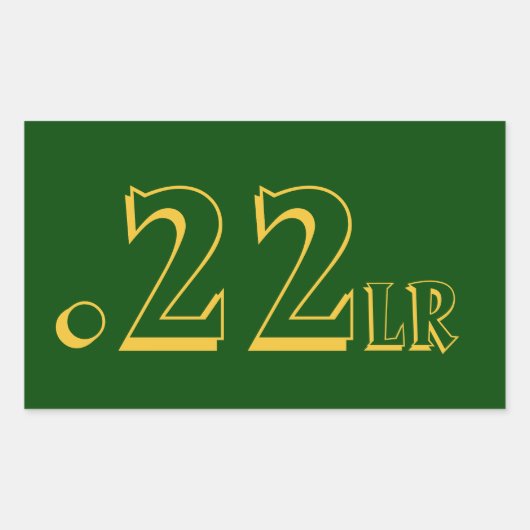 .22lr Ammo Sticker (Voorkant)