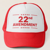 22nd Amendment for Trump Trucker Pet (Voorkant)