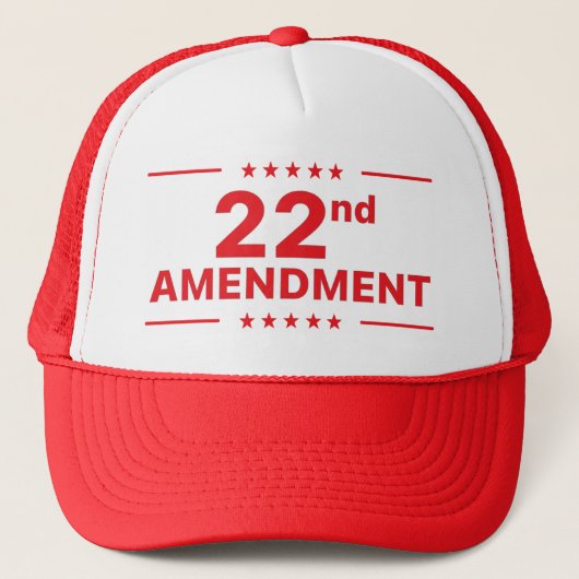 22nd Amendment for Trump Trucker Pet (Voorkant)