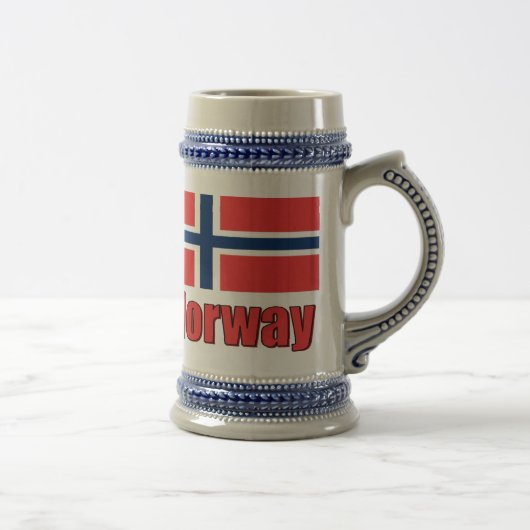 22oz Blue/Grey Stein Norway\Flag Bierpul (Rechts)