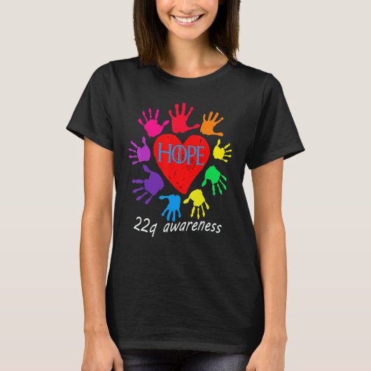 22q Duplication All Hope For Children T-shirt (Voorkant)
