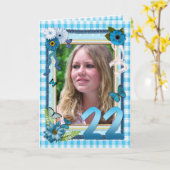 22ste fotokaart voor een verjaardag kaart (Gele Bloem)