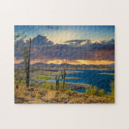 2309-2-woestijnmeer met Saguaro-puzzel Legpuzzel