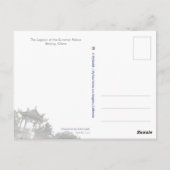 230 - zomerpaleis Lagoon Briefkaart (Achterkant)