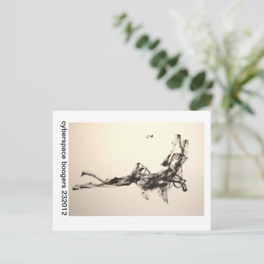 232012 cyberspace boogers briefkaart (Staand voorkant)